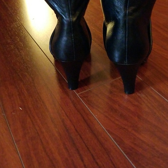 Report soft black leather boota - Picture 4 of 6